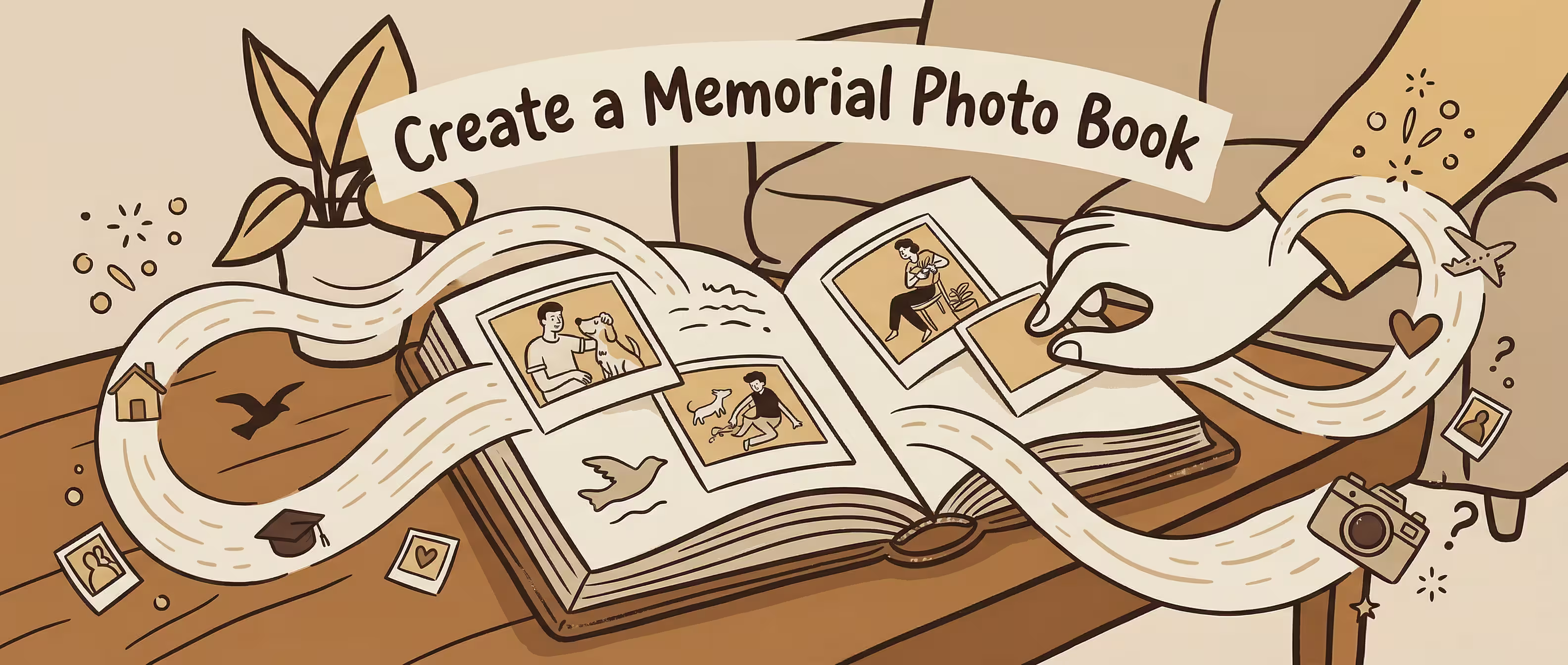 Create a Memorial Photo Book or Memorial Photo Album; Custom Photo Book Styles for Creating a Memorial Book