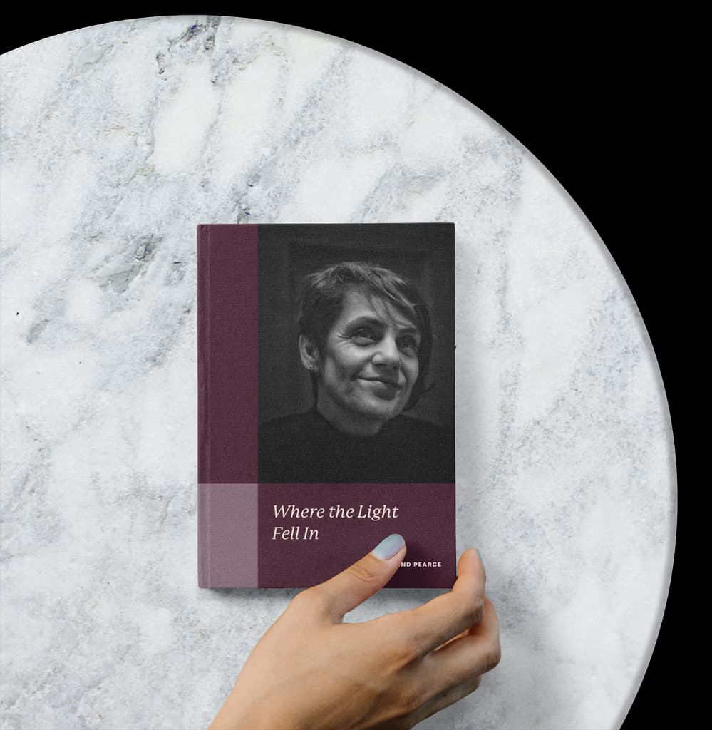 Keepsake printed book on coffee table